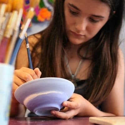 Pottery painting group option