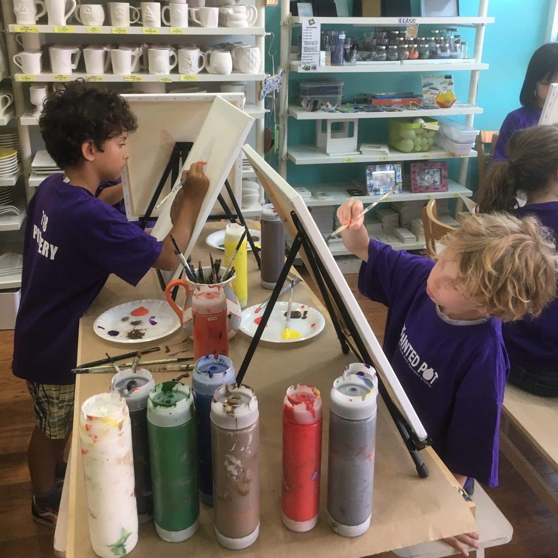 Canvas painting group option